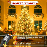 480 LED Christmas String Lights – Warm White, 3m × 16 Lines